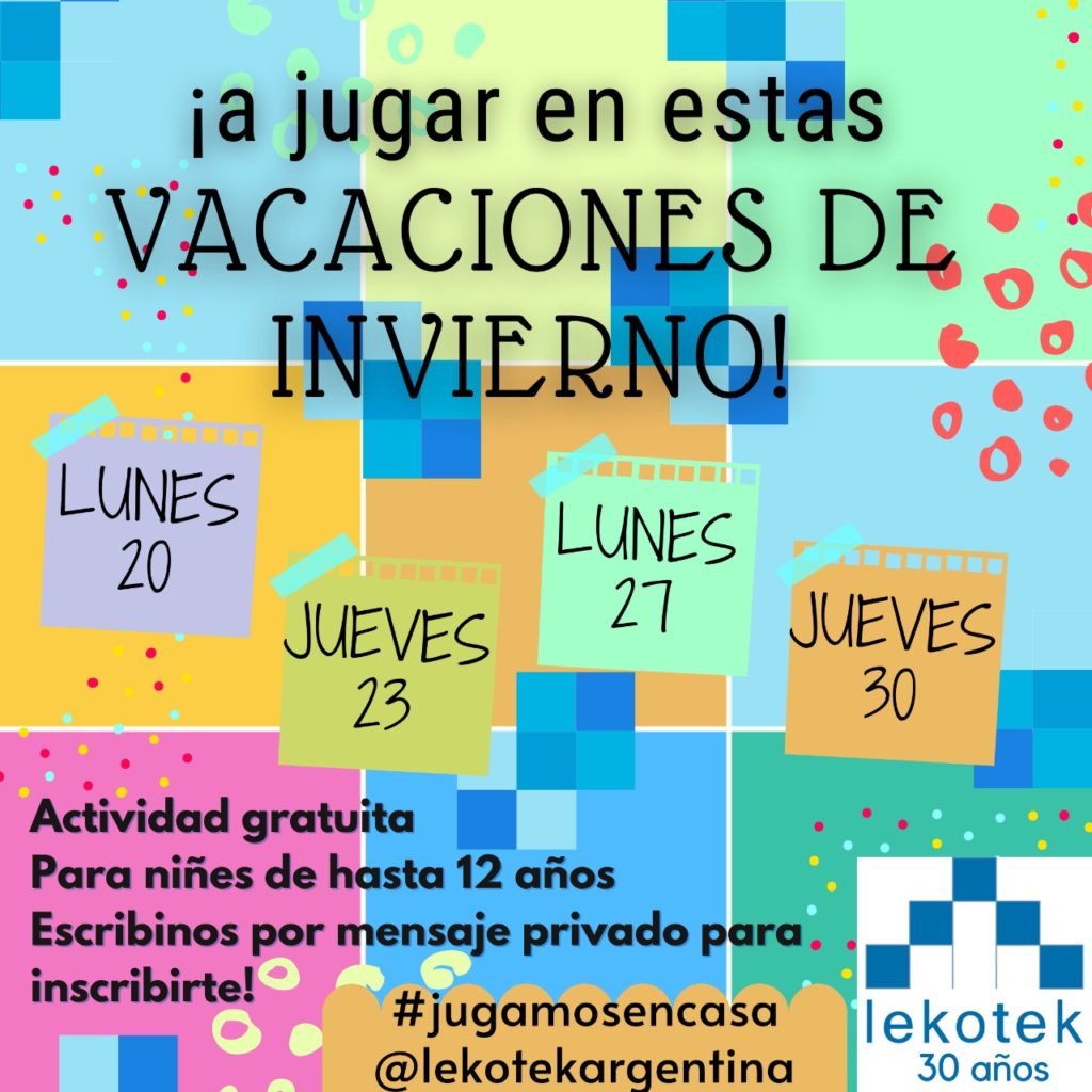 ¡A jugar en casa en Vacaciones de Invierno!