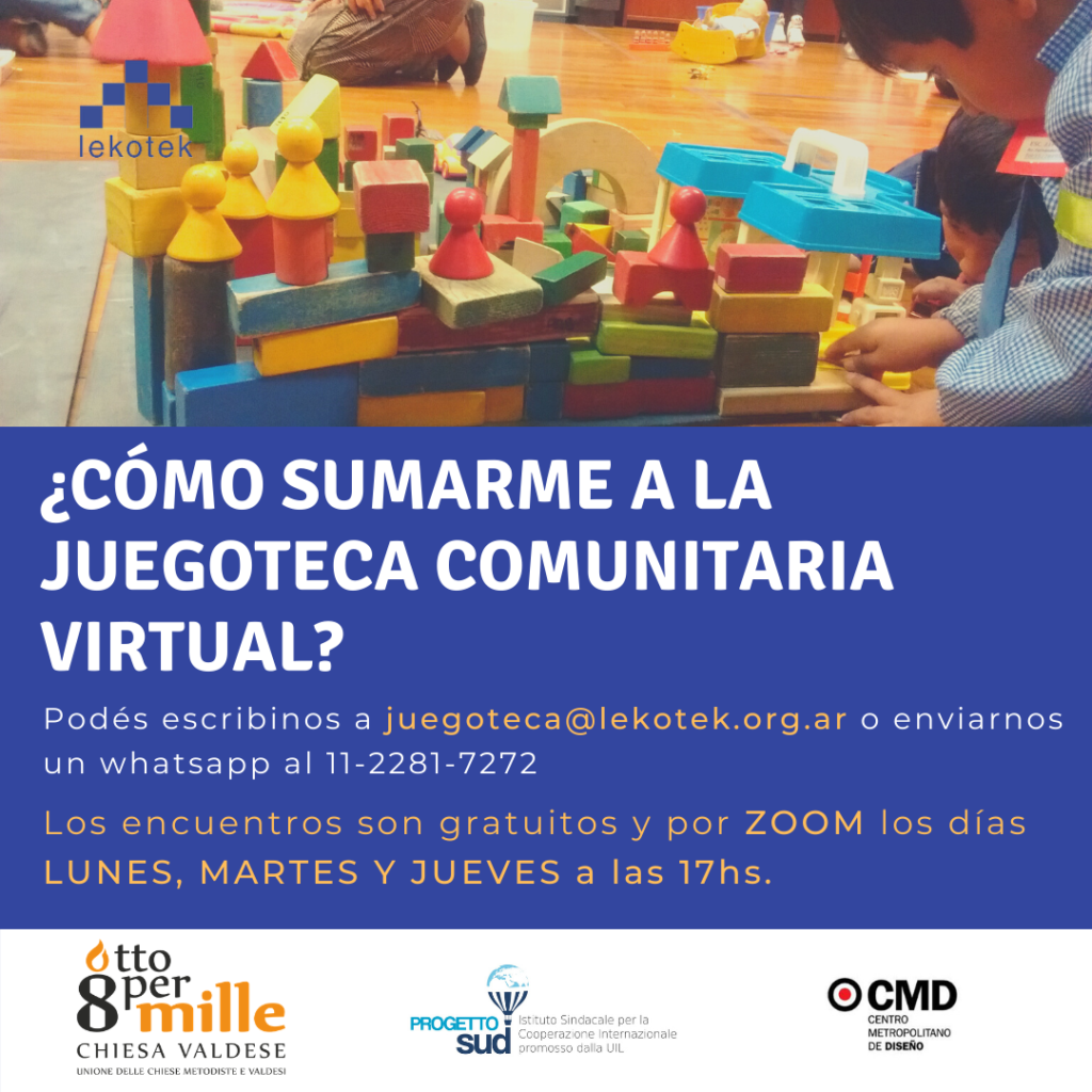 ¡Sumate a la Juegoteca Comunitaria Virtual!