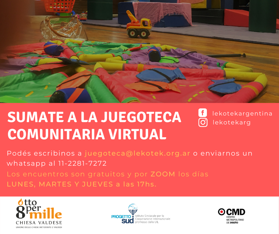 ¡Te esperamos en la juegoteca comunitaria virtual!